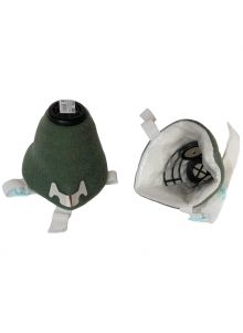 Респиратор У2К с клапаном, поролон, FFP1, 10001